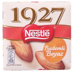 NESTLE 1927 ÇİKOLATA BADEMLİ BEYAZ 60 GR