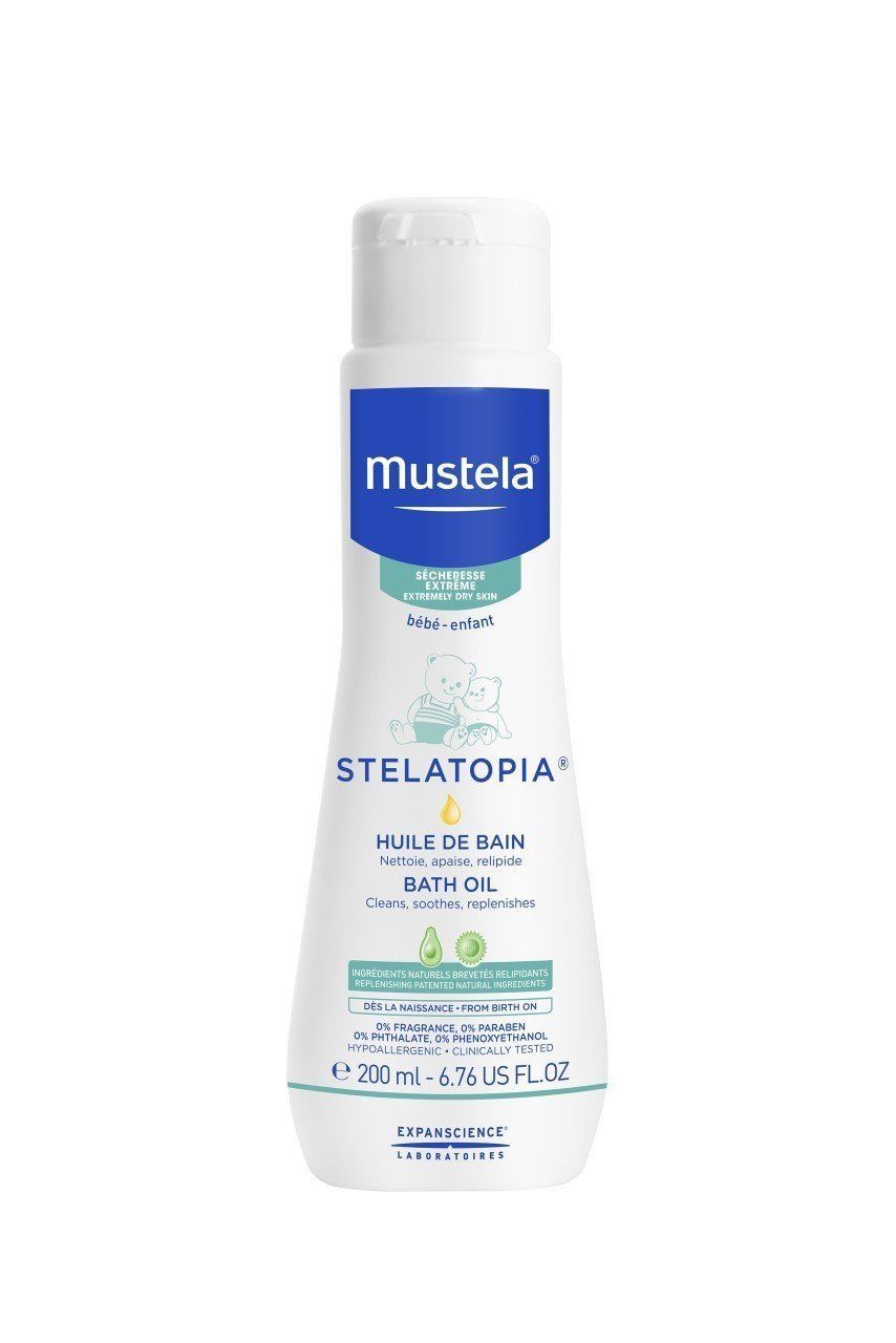 Mustela Stelatopia Huile de Bain Bath Oil Banyo Yağı 200 ml.