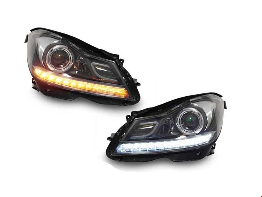 MERCEDES - ÖN FAR SET ( HOLOJENİ-XENONA ÇEVİRME ) W204 2011- - 2048204439 / 2048204039 / 2048203639 / 2048204339 / 2048203939 / 2048203539