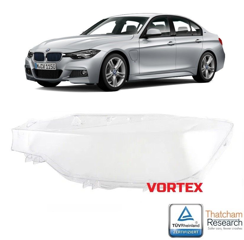 BMW - LEDLİ ÖN FAR CAMI SAĞ F30 LCI 2015- - 63117419634cam