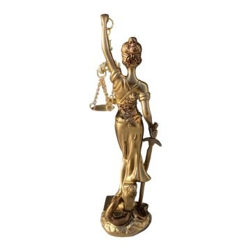 Adalet Tanrıçası Heykeli 24 cm Themis Biblosu Lady Justice Hukuk Ofisi Dekorasyon Ürünleri Avukata Hediye