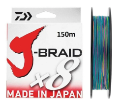 Daiwa J-Braid 8X Multicolor 150m İp Misina