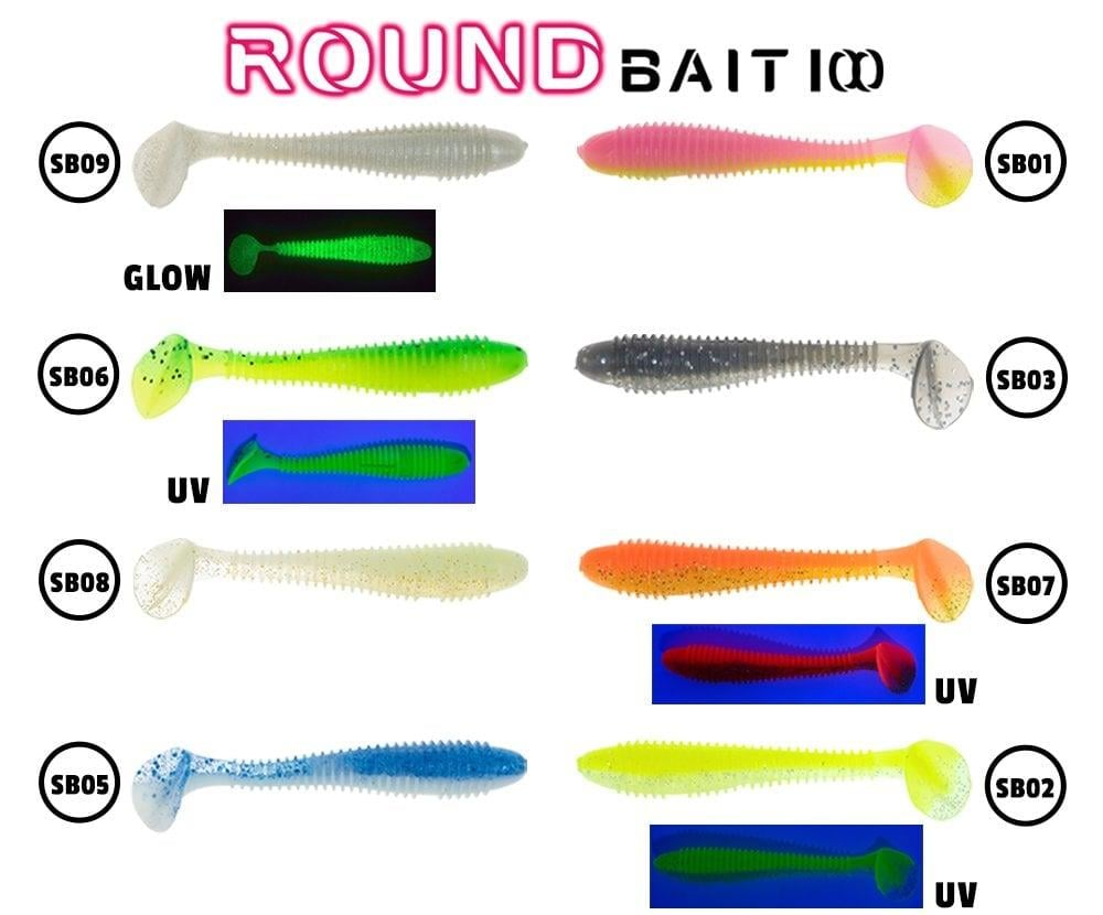 Fujin Round Bait 70mm Silikon Balık 5Pcs