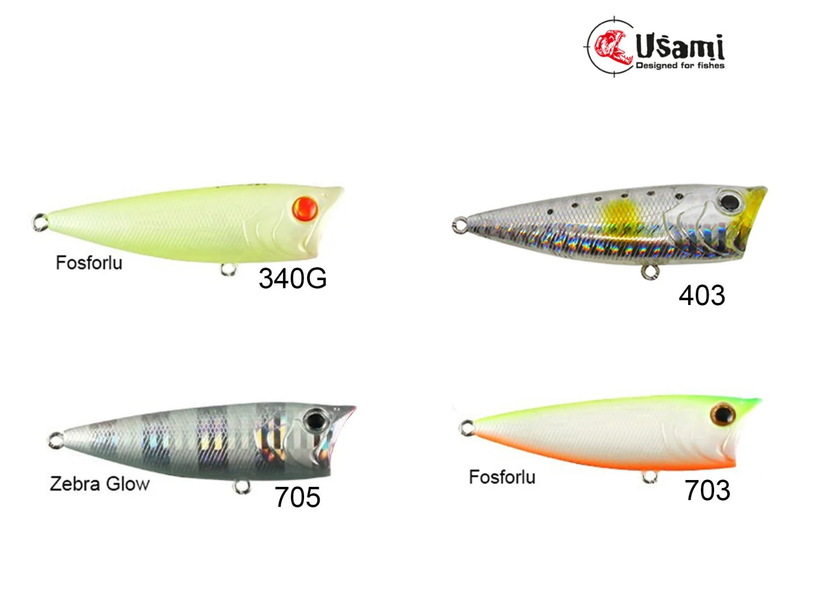 Leurre De Pêche Surface Usami Mad Pop 70F - Couleur 107 - Pour Bar/loup En Mer Ou Rivière