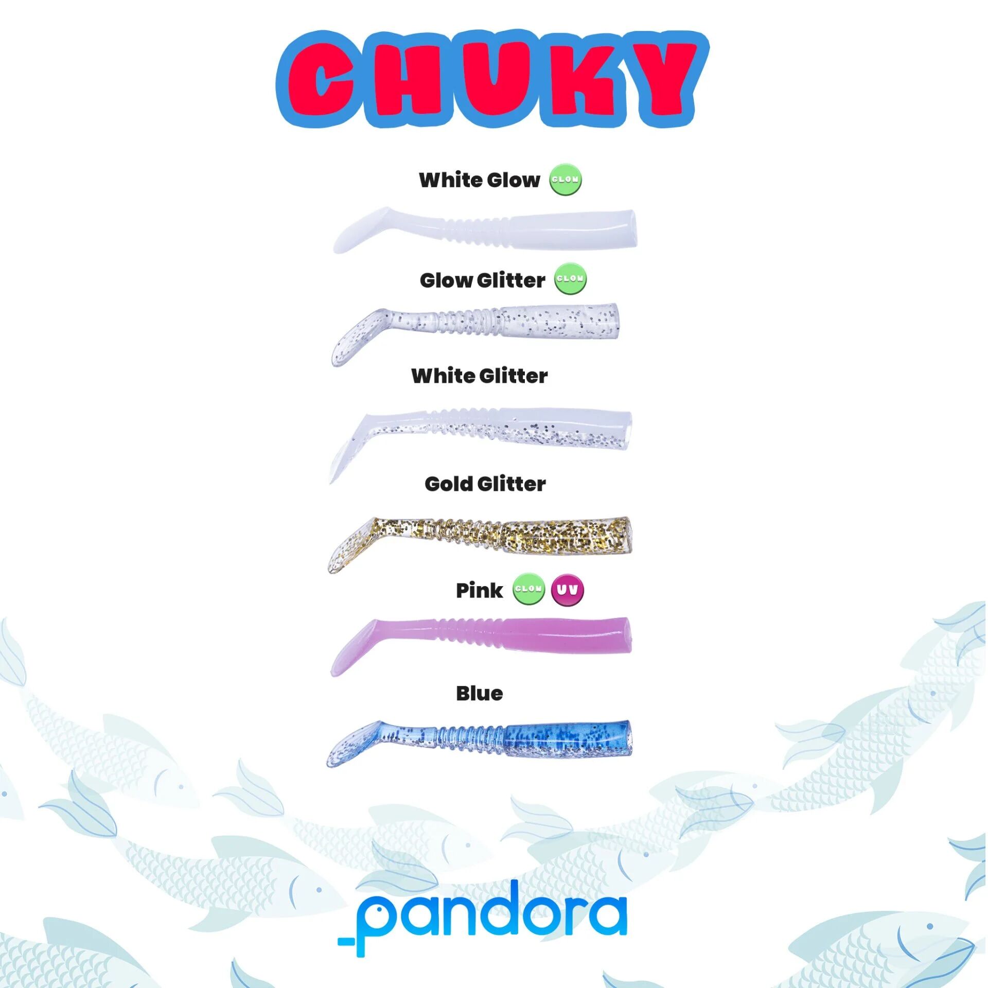 Pandora Chucky 5cm 10 Parça Lrf Silikon Sahte Yem