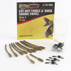 Extra Carp Exc Anti Tangle & Quick Change Swivel/ 10 Sets