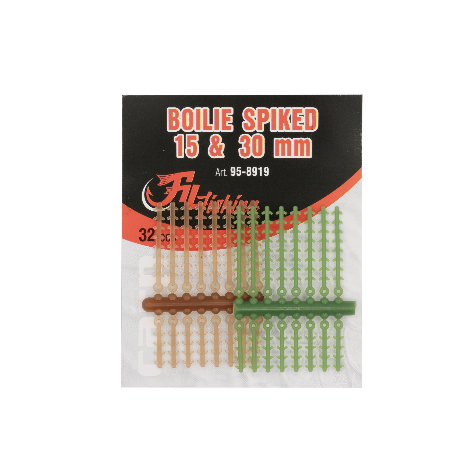 Fil Fishing Boilie Spiked 15 & 30mm 32pcs