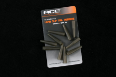 Ace Elements Lead Clip Tail Rubbers Weed 10pcs
