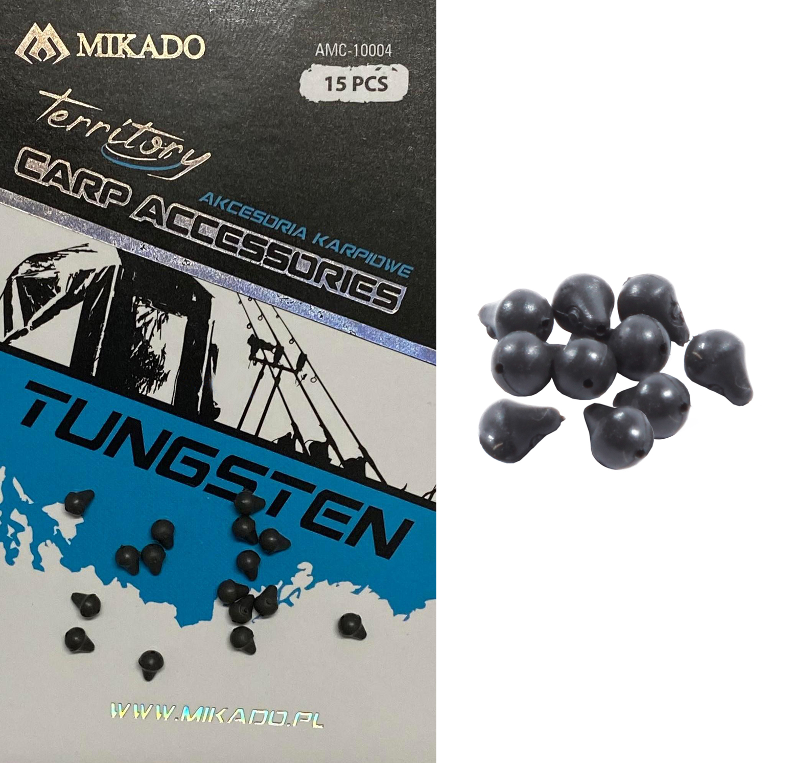 Mikado Tungsten Hook Beads İğne Stoperi 10pcs