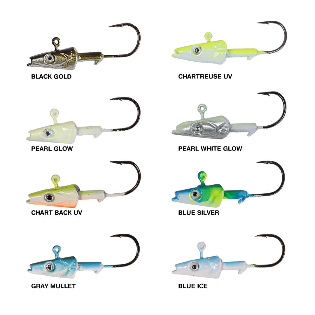 Ryuji Snake Shad 1/0 7gr Jig Head 3pcs