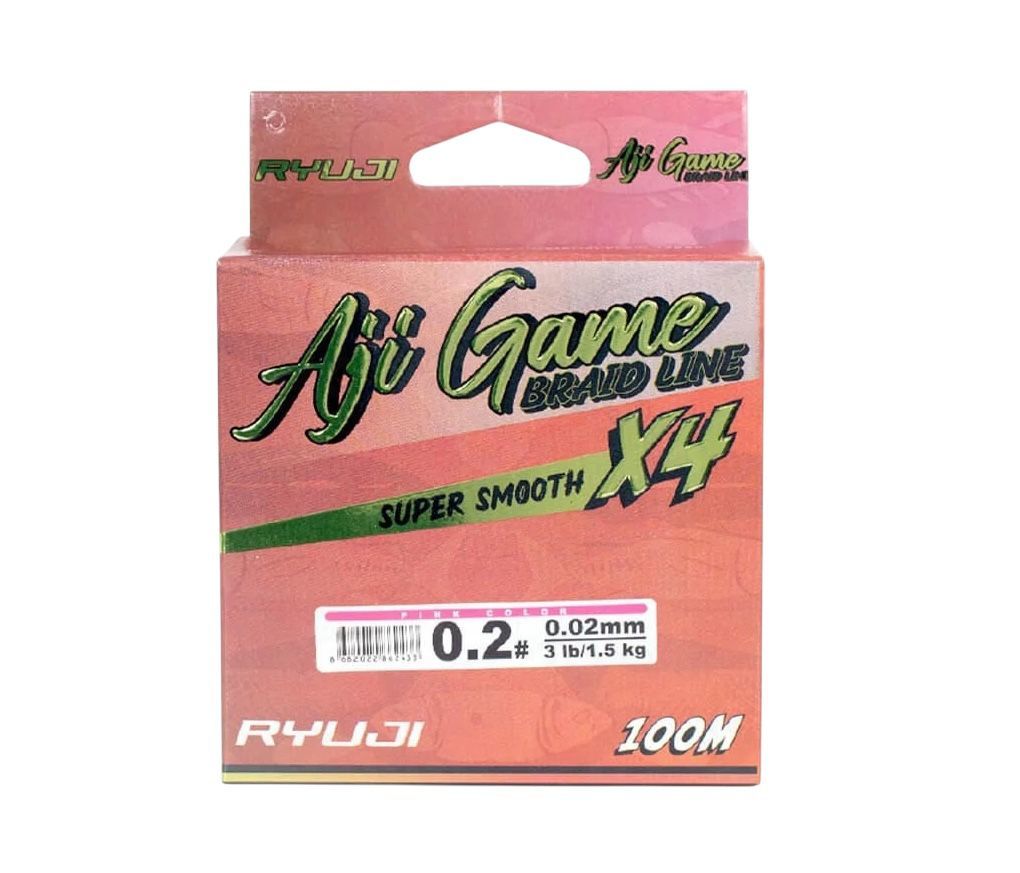 Ryuji Aji Game 4x 100 Mt Pink İp Misina