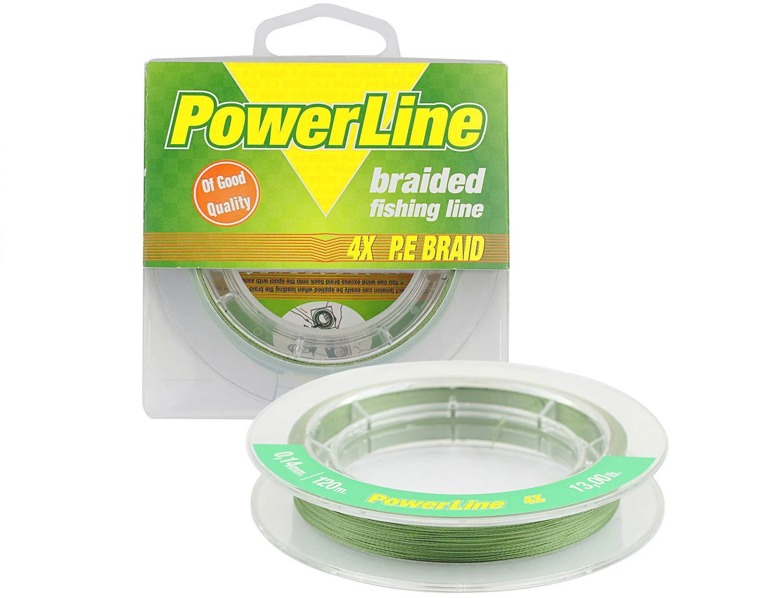 Power Lıne Classic Braid 4x 120 mt Örgü İp (Yeşil)