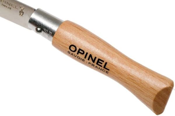 Opinel No 4 Inox Kayın Saplı Paslanmaz Çelik Çakı