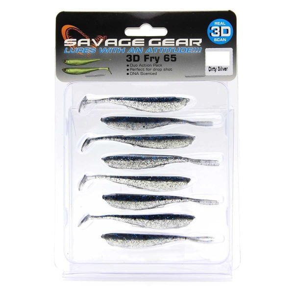 Savage Gear 3D LB Fry 65 Silikon Yem Dirty Silver