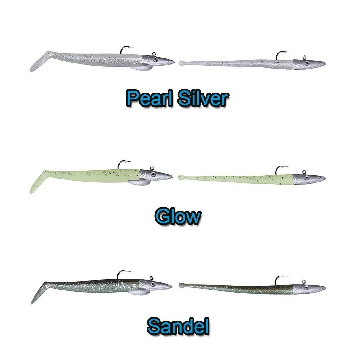 Savage Gear Mini Sandeel Kit 1+1 4+4 Suni Yem PEARL SİLVER