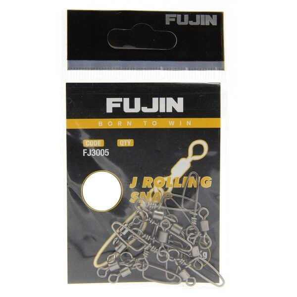 Fujin J Rolling Snap Black Nickel Bilyalı Kilitli Klips NO:12 - Black Nickel