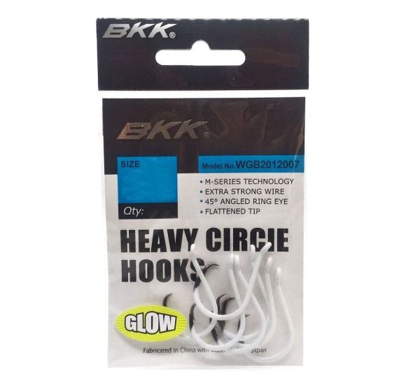 Bkk Heavy Circle Hooks Glowlu Olta İğnesi NO:3/0