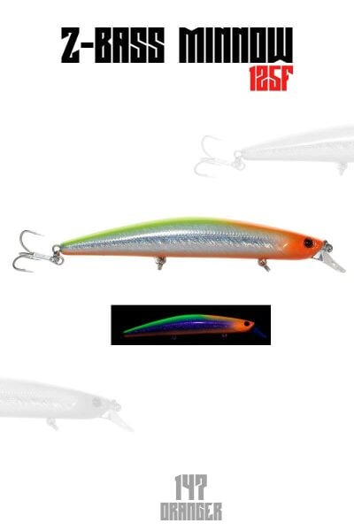 Fujin Z-Bass Minnow 125F 12.5 cm 21 gr Maket Balık