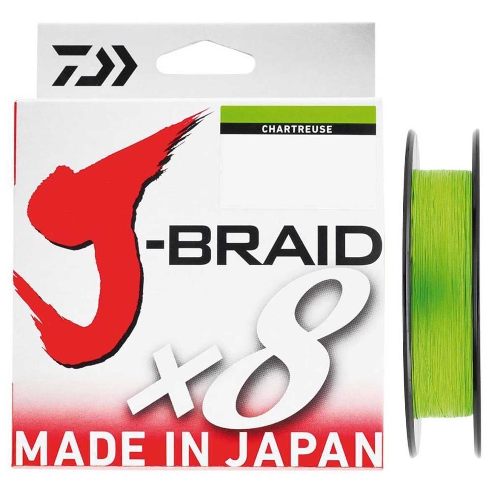 Daiwa J-Braid X8 Chartreuse İp Olta Misinası 150Mt CHARTREUSE - 0,20 mm