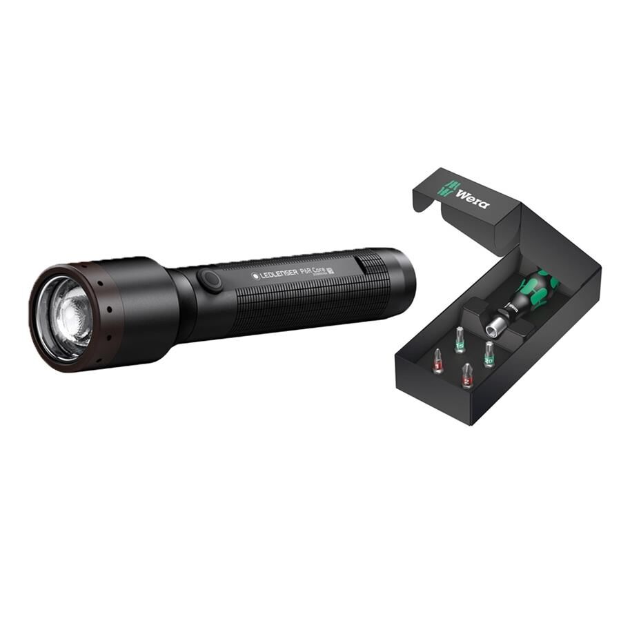 Ledlenser P6R Core Fener + Wera Set