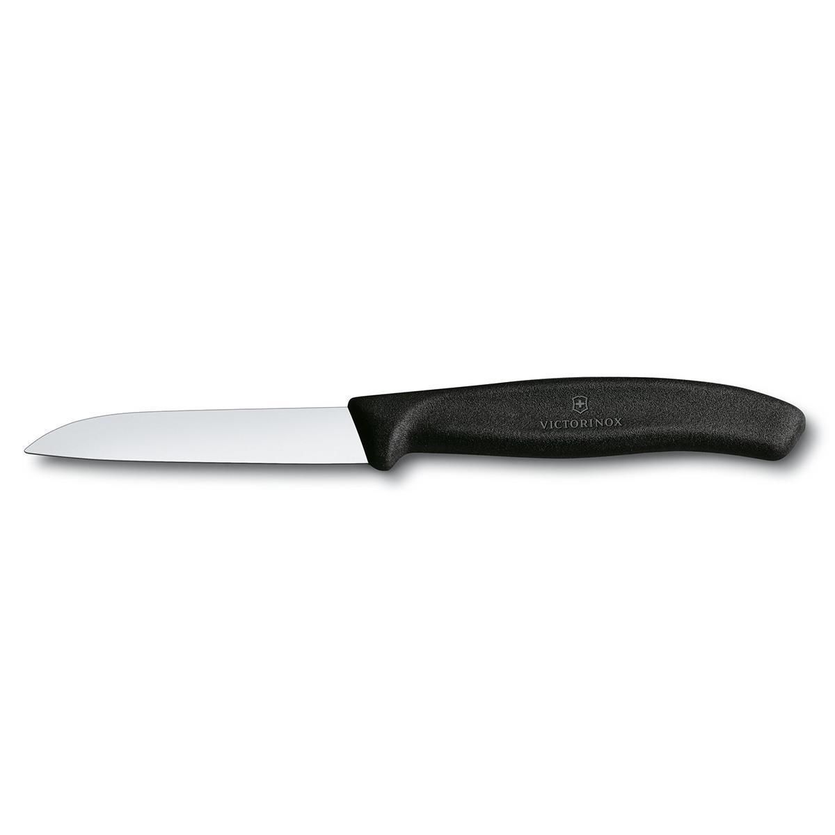 Victorinox SwissClassic 8cm Düz Soyma Bıçağı SİYAH