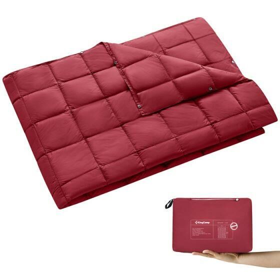 KingCamp Smart Waterproof Blanket-Crimson 540 Uyku Tulumu KIRMIZI