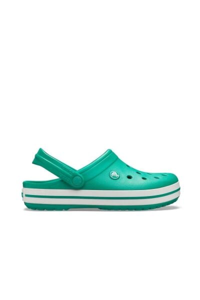 Sea & Summer Filet Crocs Sandalet Çocuk Terlik YEŞİL/BEYAZ - 32