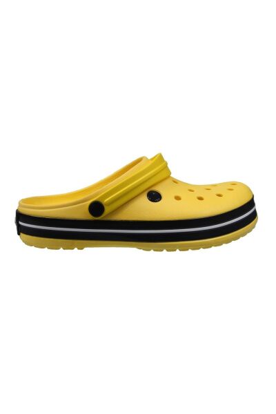 Sea & Summer Merdane Crocs Sandalet Erkek Terlik Sarı/Siyah/Beyaz - 41