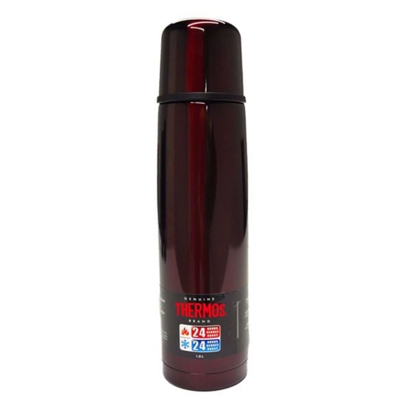 Thermos FBB-1000 Staltermos Classic Light & Compact Termos 1 Lt Midnight Red