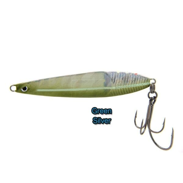 Savage Gear Seeker ISP 98 mm 23 gr Metal Kaşık Yem GREEN SİLVER