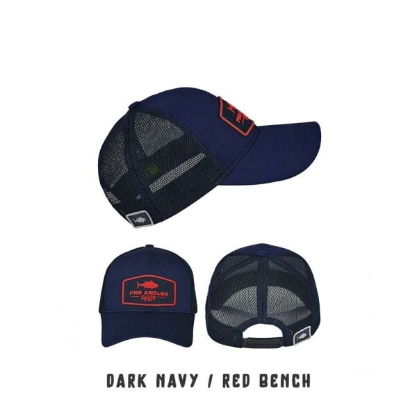 Fujin Pro Angler Dark Navy + Red Bench Şapka