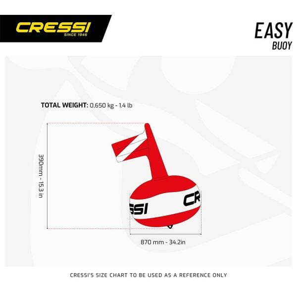 Cressi Easy Buoy Dalış Şamandırası Standart