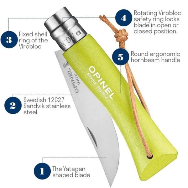 Opinel Inox Trekking No 7 Paslanmaz Çelik Çakı