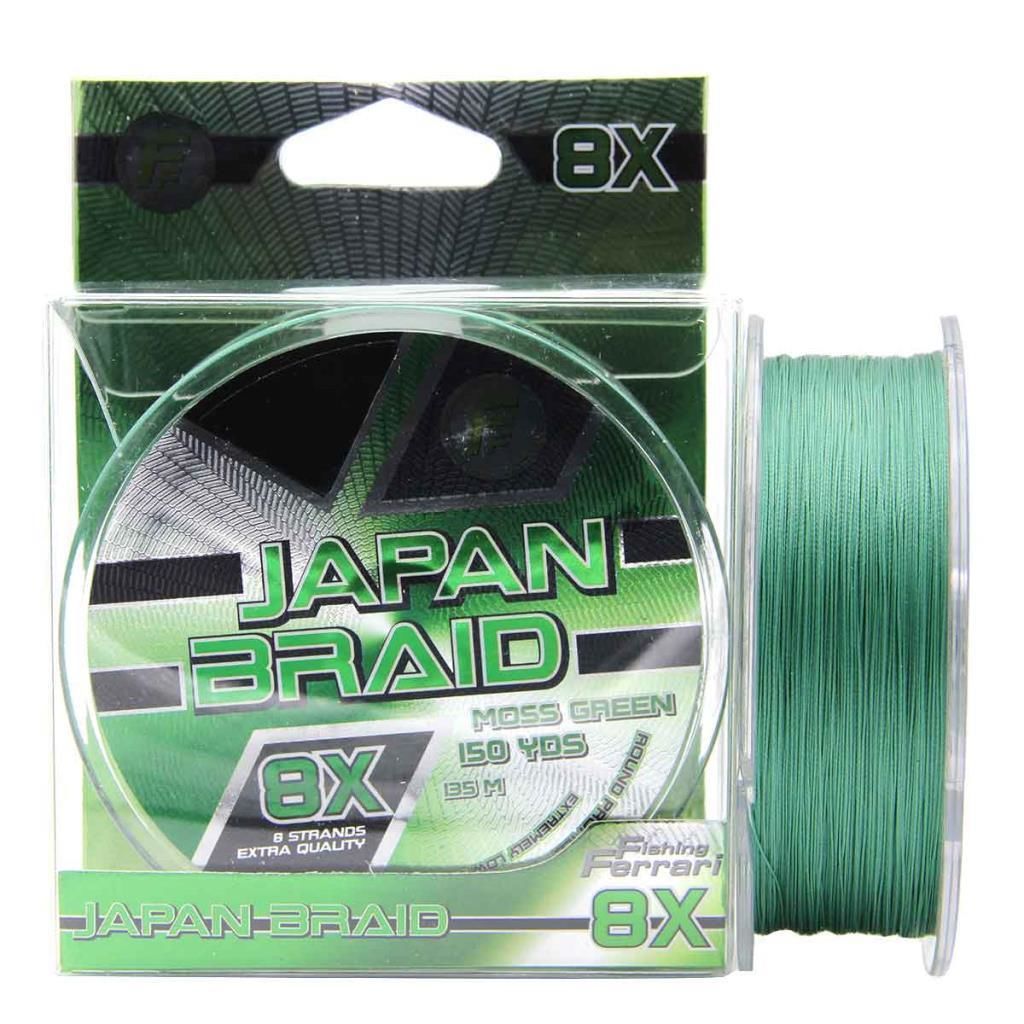 Lineaeffe Japon Braid Moss Green 8 Örgü İp Olta Misinası 135mt