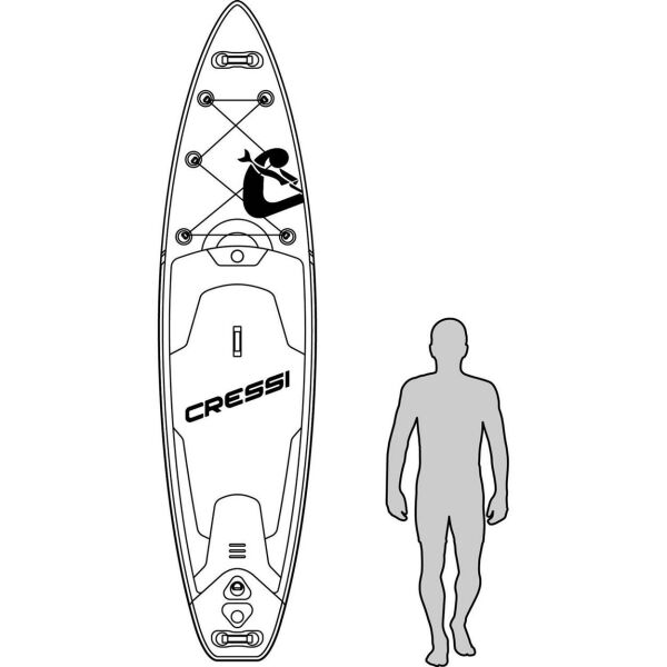 Cressi Jet Cruise Şişirilebilir Stand Up Paddle (I-SUP)