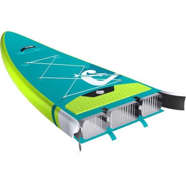 Cressi Jet Cruise Şişirilebilir Stand Up Paddle (I-SUP) TURKUAZ - 341CM