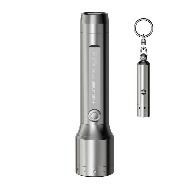 Ledlenser P5R & V8 Stainless Steel Edition El Feneri Seti