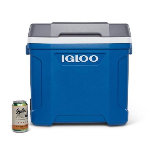 Igloo 30 QT Latitude Tekerlekli Buzluk 28 Litre Gri/Mavi