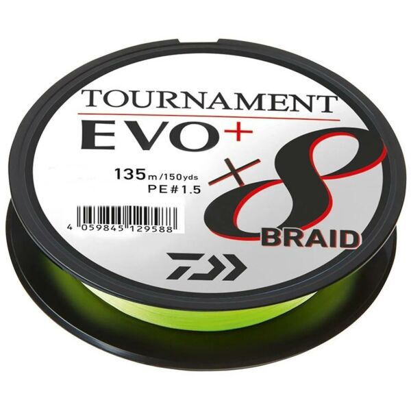 Daiwa Tournament EVO+ 8B Chartreuse İp Misina 135 mt