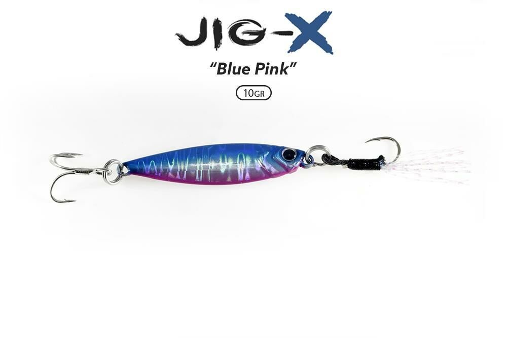 Fujin Jig-X 10 gr Light Jigging - Jig Yem BLUE PİNK