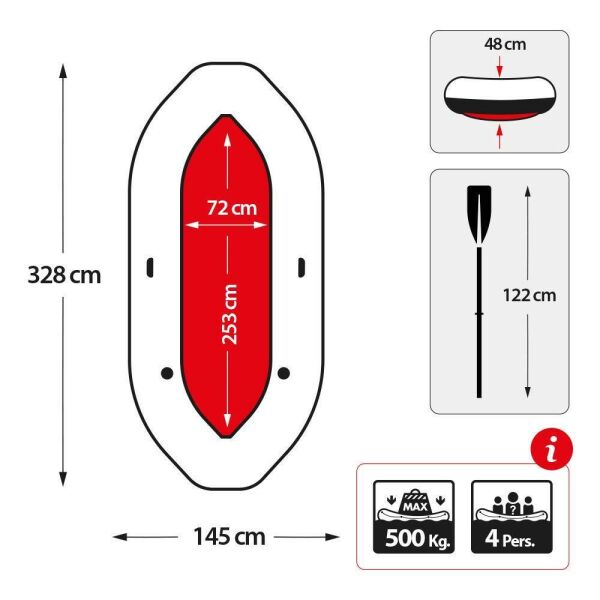 İntex Mariner 4 Şişme Bot Set 328*145*48Cm