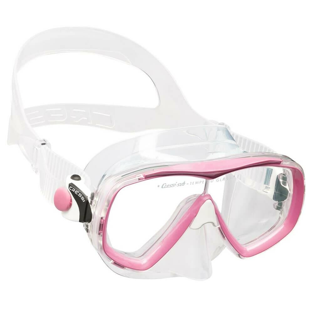 Cressi Estrella Dalış Maskesi CLEAR - PINK