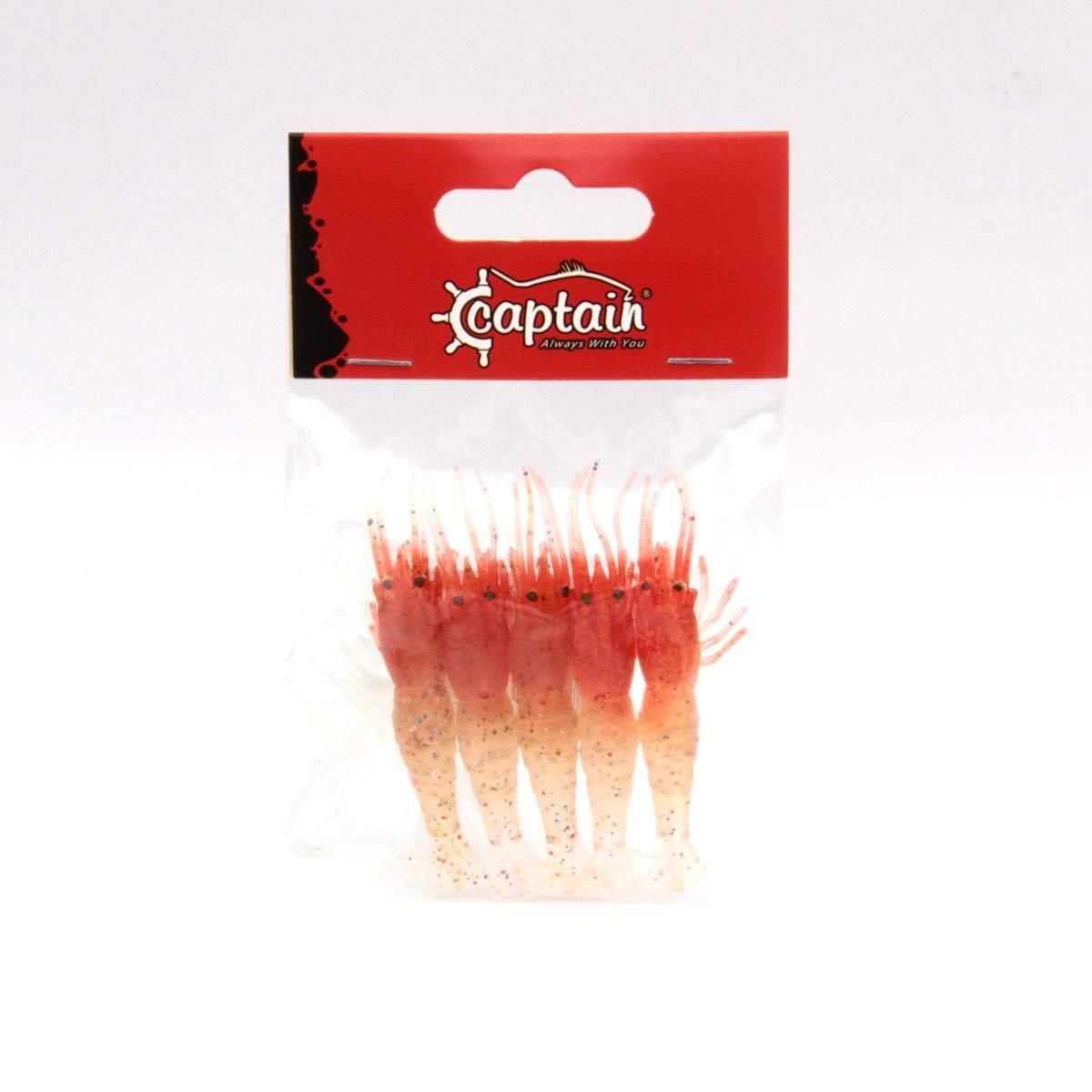 Captain Soft Shrimp 6,5cm Silikon Karides Yem NEW-003