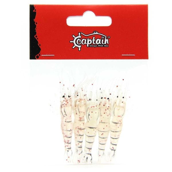 Captain Soft Shrimp 6,5cm Silikon Karides Yem NEW-003