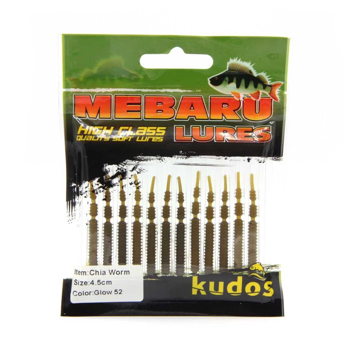 Kudos Chia Worm 4.5Cm Silikon Yem GLOW 52