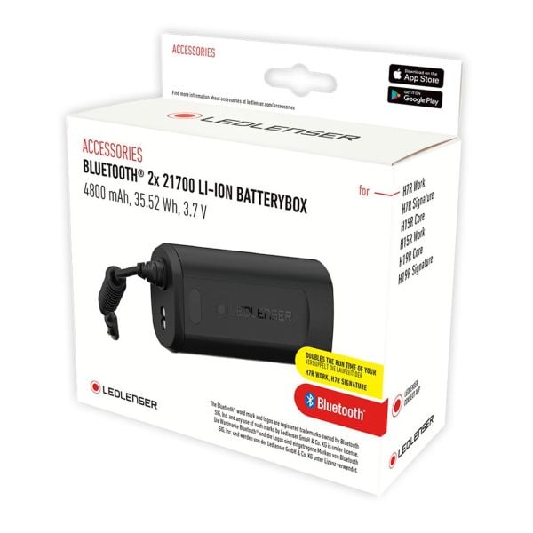 Ledlenser Bluetooth 4800 mAh 2 x 21700 Pil