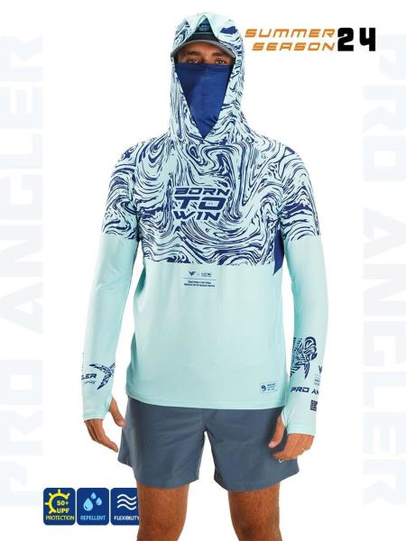 Fujin Pro Angler S24 Buff & Hoodie Izohips Mint M