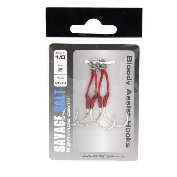 Savage Gear Bloody Assist Hooks Olta İğnesi Double 1