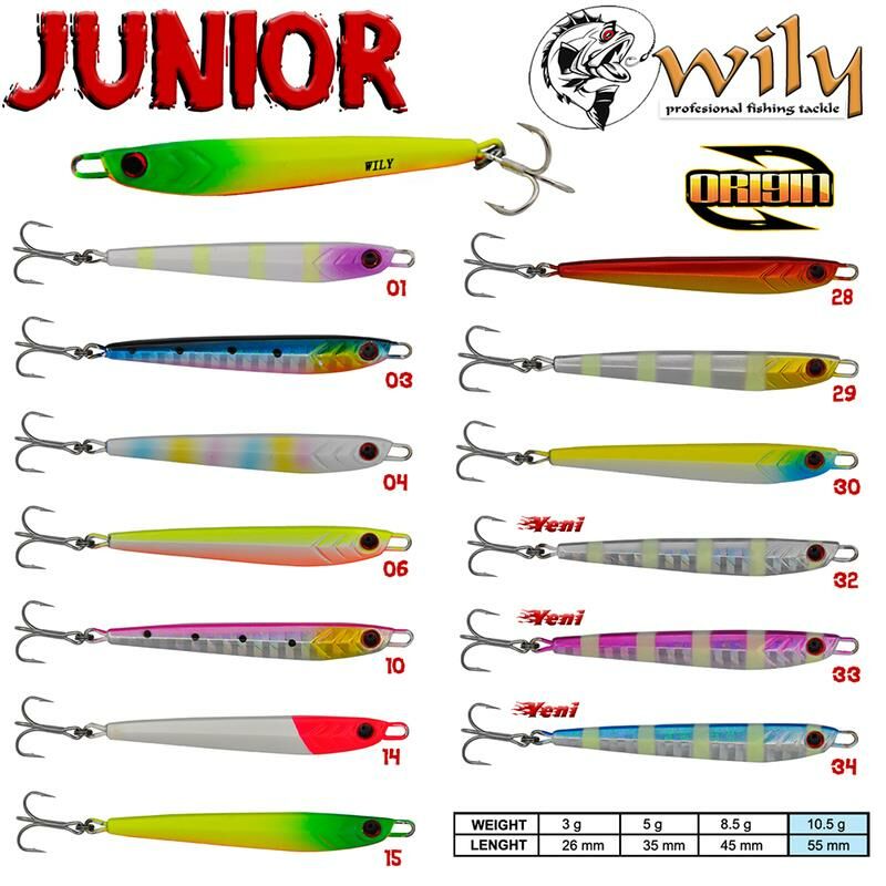 Wily Junior 10.5gr 55mm Baby Jig Yem