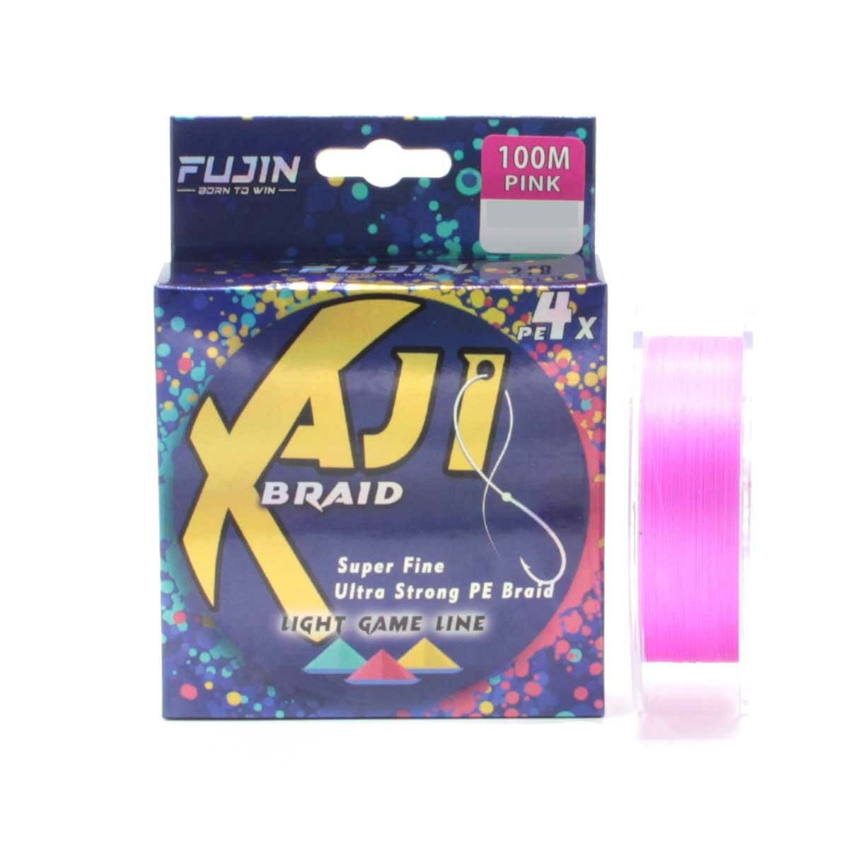 Fujin Aji Light Game Braid x4 Pink PE İp Olta Misinası 100mt